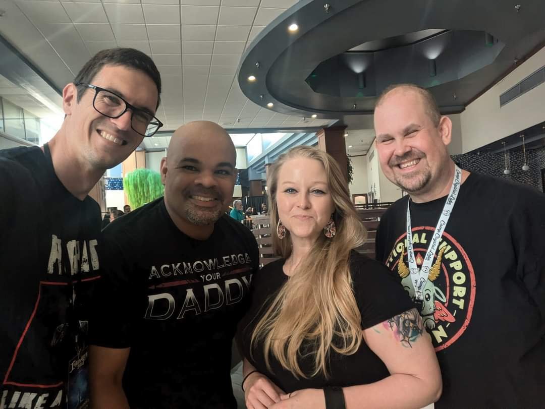 James Sabata and Donald Guillory with friends of the show